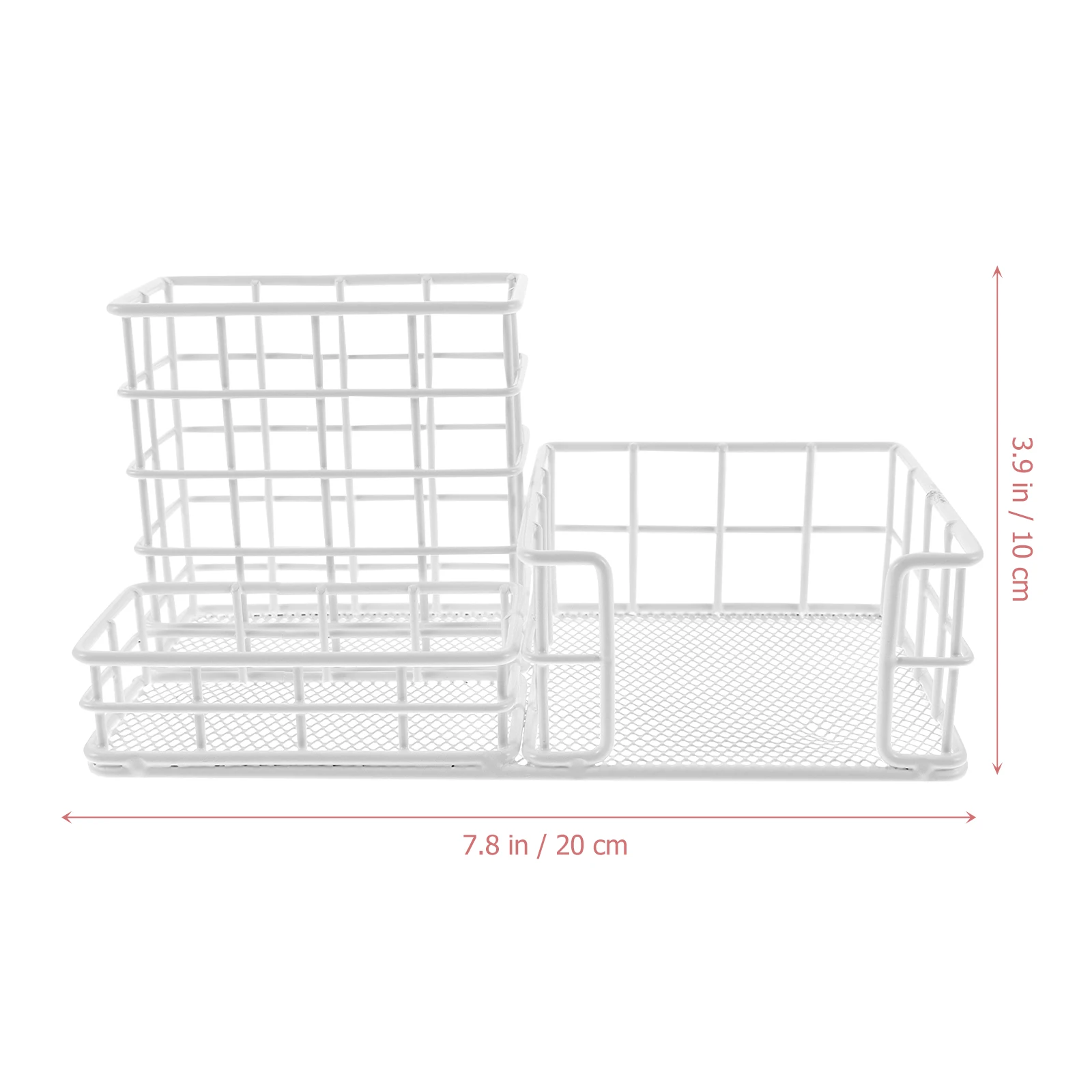 

Desktop Storage Rack Stationary Shelf Lightweight Iron Material Desk Organizer Pen Holder Office Supplies Student