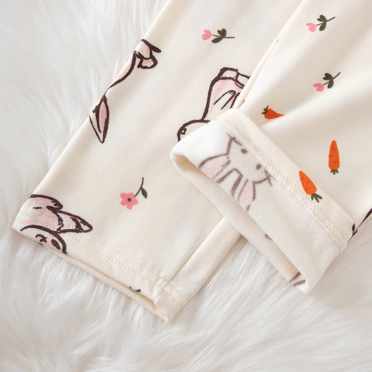 2-teiliges Herbst-/Winter-Set für Kinder, warm, mehrfarbig, mit niedlichem Cartoon-Muster, lässig, für den täglichen Gebrauch zu Hause, geeignet für Jungen und Mädchen, trendig. – Detail 12