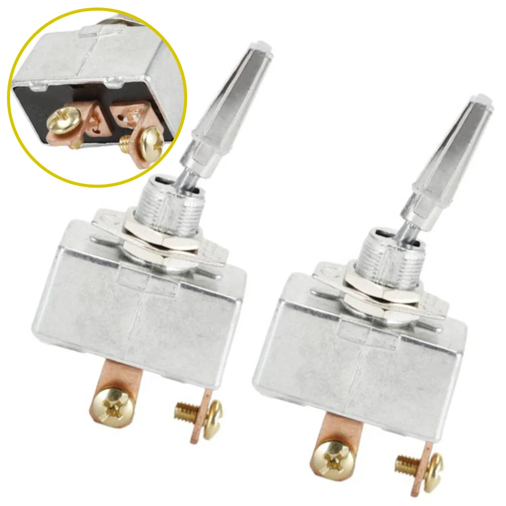 Reliable Metal Construction Toggle Switch Heavy Duty Automotive Rocker Switch for ON OFF Control of Electric Devices