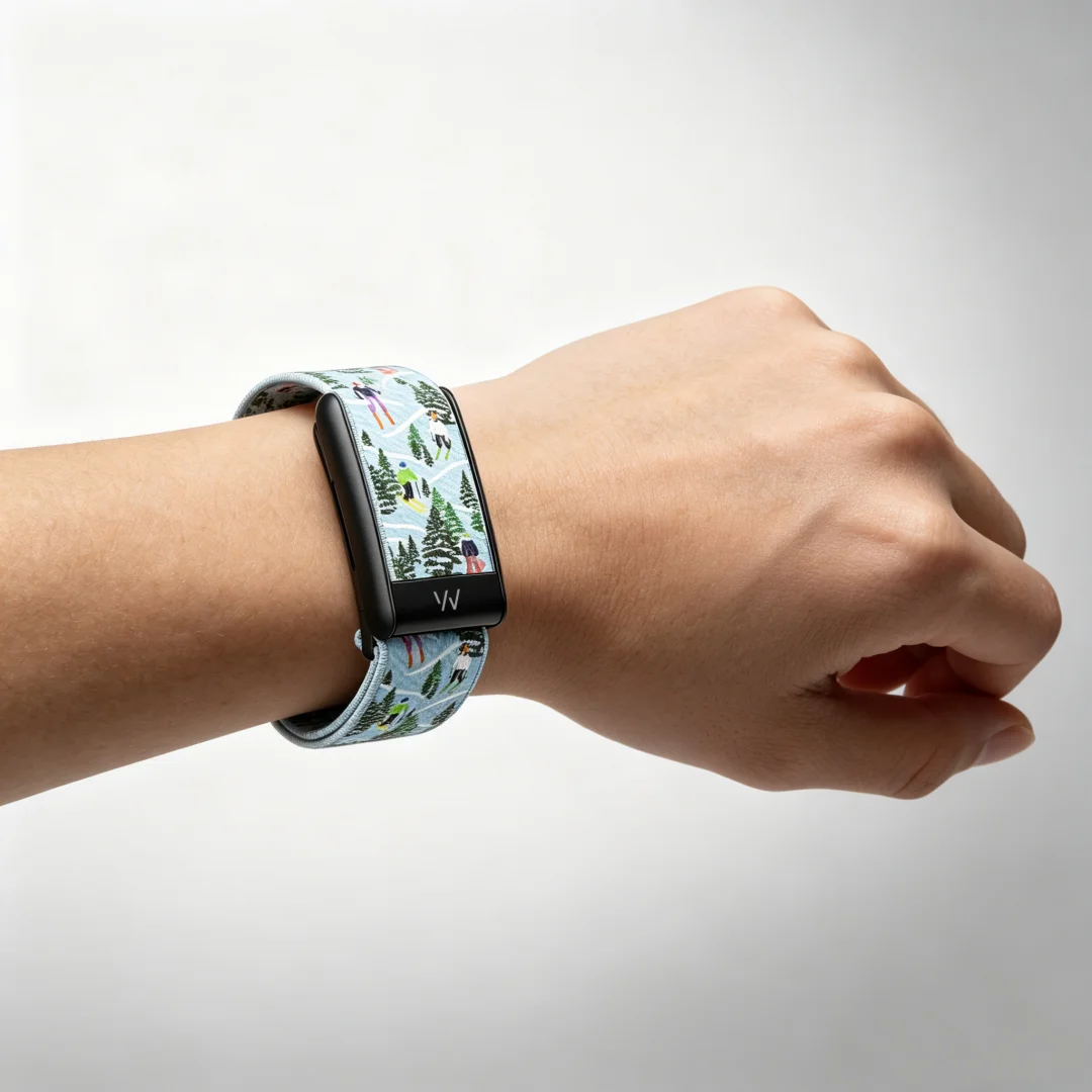 Camo Topographic Printed Strap For Whoop 5.0/MG Outdoor Sports Multi Pattern Breathable Adjustable Replacement Wristband