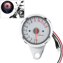 12V 13000 RPM Motorcycle Speedometer Tachometer Fuel Meter Dashboard Gauges Dial Odometer Universal Motorbike Accessories
