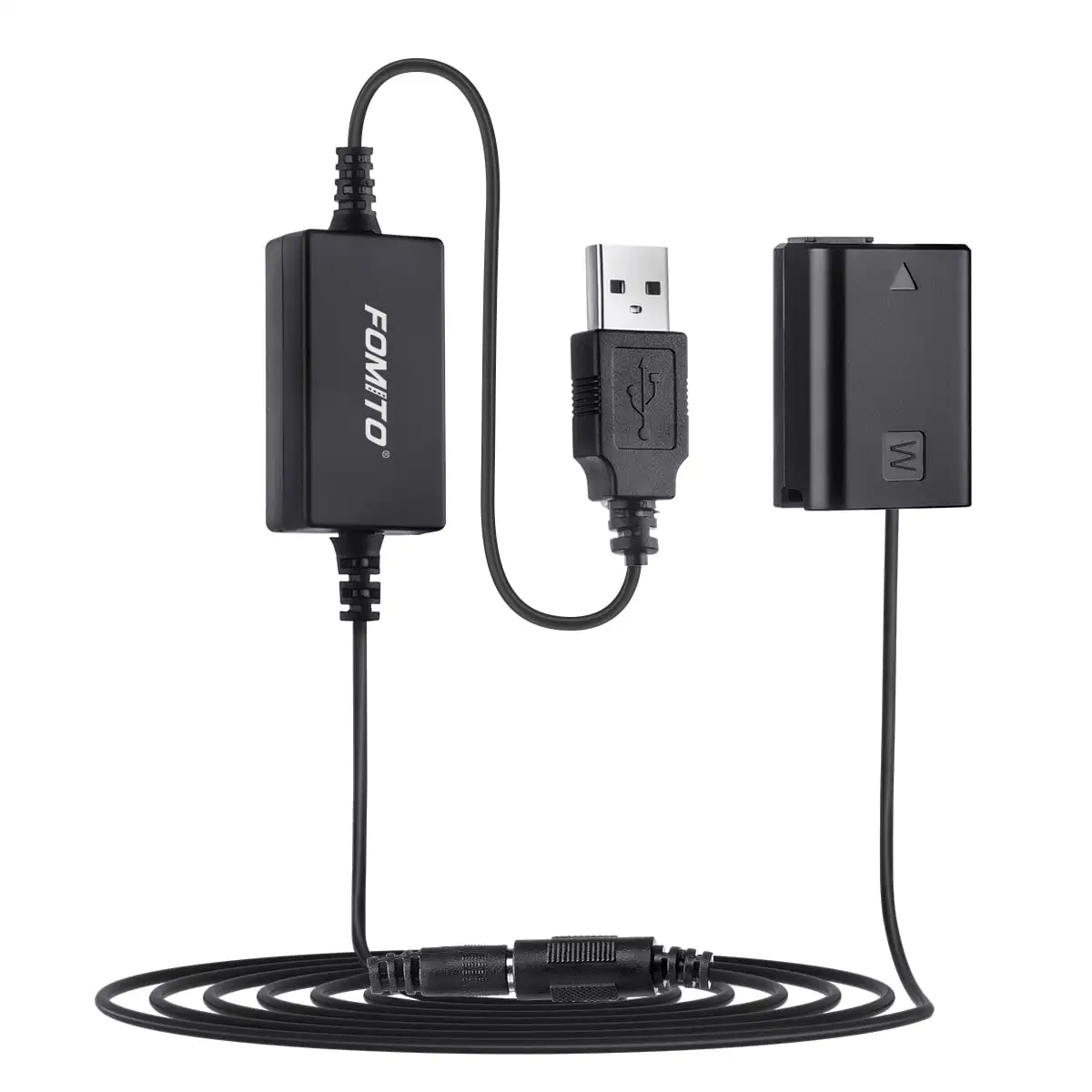 

Фиктивный аккумулятор FOMITO FW50 с USB-портом для Sony A7000 A6500 A6400 A6300 A6100 A6000 A5100 A5000 A7 A7II A7RII A7S A7R A35 A37