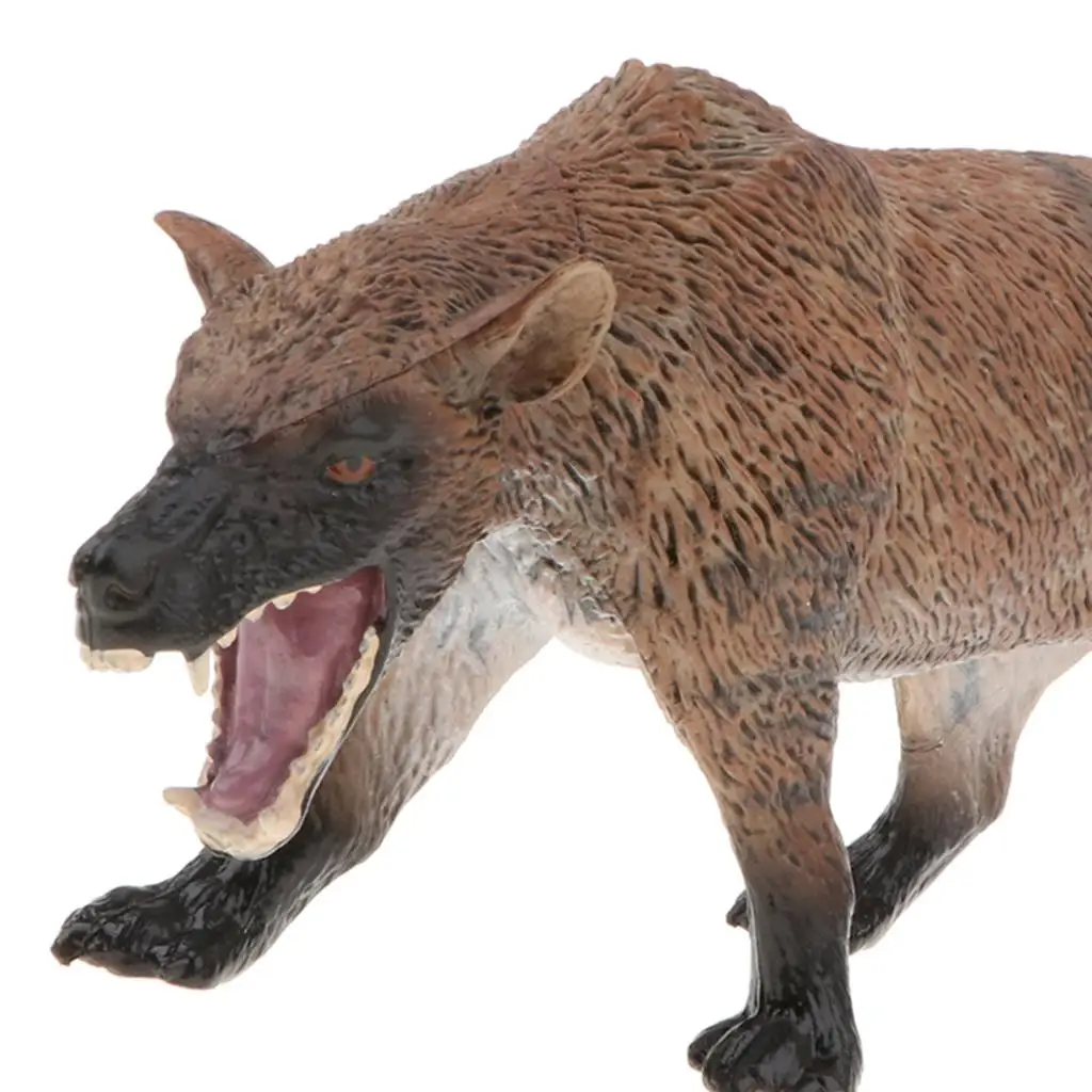 다채로운 플라스틱 디어 울프 동물 피규어 장난감 어린이 교육용 장난감 모델 피규어 가정용 데스크탑 장식 및 학습용