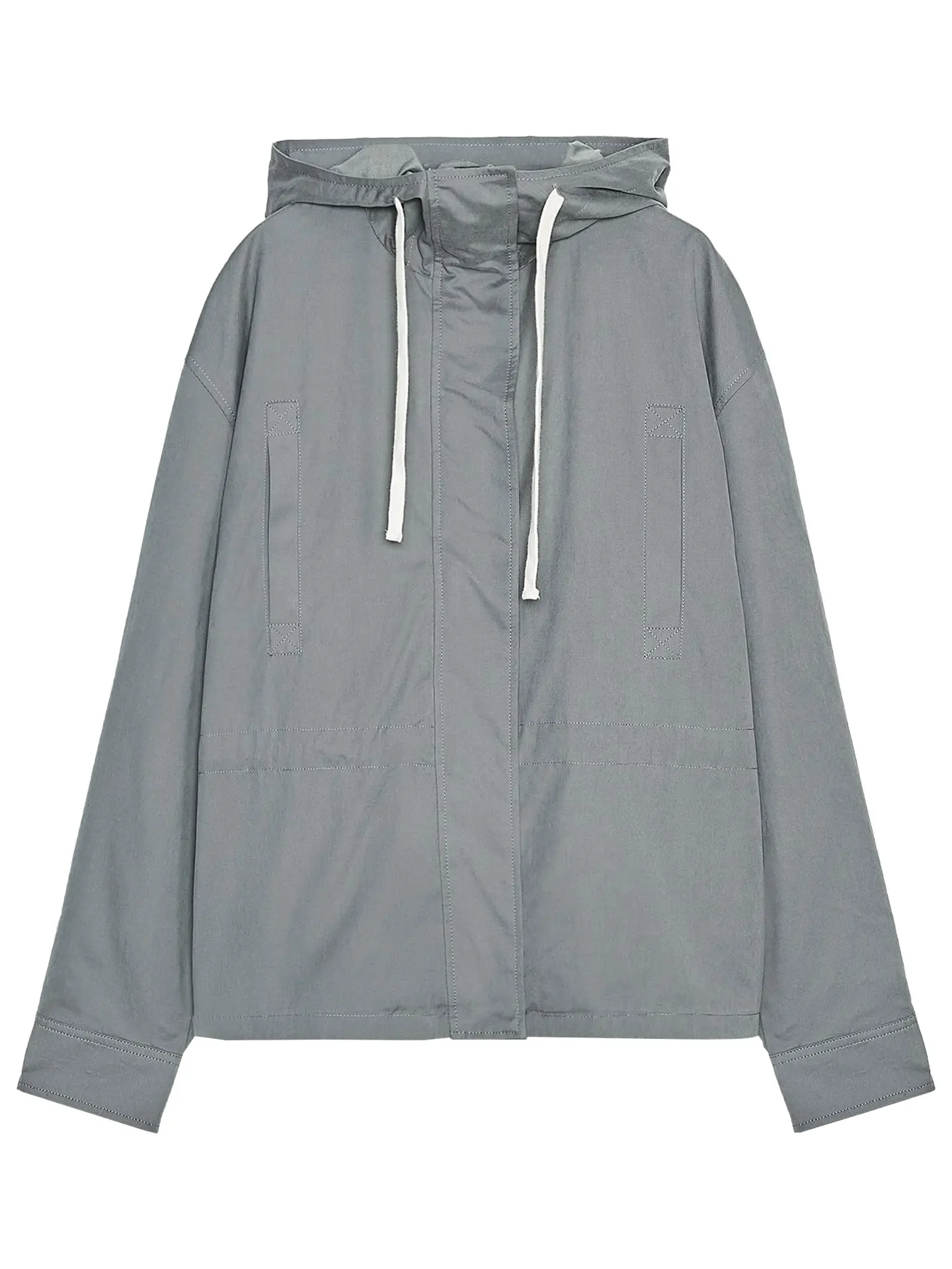 เสื้อแจ็คเก็ตผู้หญิง ZAPRHA รุ่นใหม่ประจำฤดูใบไม้ร่วงปี 2025 สไตล์ลำลอง ทรงหลวม มีเชือกผูก ซิป คอตั้ง มีฮู้ด ใช้งานได้หลากหลาย แฟชั่นสำหรับผู้หญิง ใช้เป็นเสื้อคลุมด้านนอก...