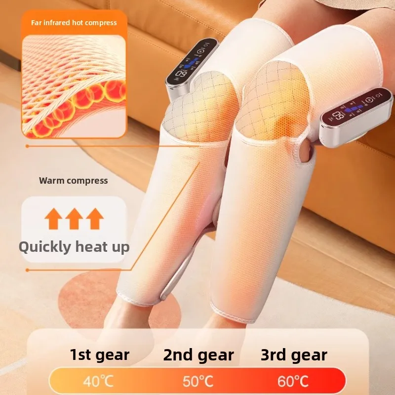 

Customizable Leg Massage Machine, Knee & Calf Massager, Automatic Foot Kneading Device, Three-Level Airbag Massage,