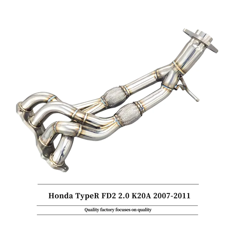 

Подходит для Honda TypeR FD2 2.0 K20A 2007-2011, высокопроизводительный гоночный выпускной коллектор, выпускной коллектор из нержавеющей стали.