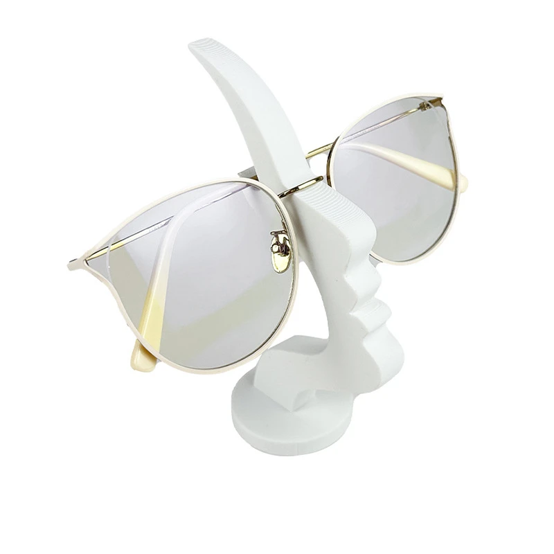 Minimalistischer 3D-gedruckter Brillenhalter mit menschlichem Profil – Lustiger und praktischer Schreibtisch-Deko-Ornament im Linienkunst-Stil – Detail 8