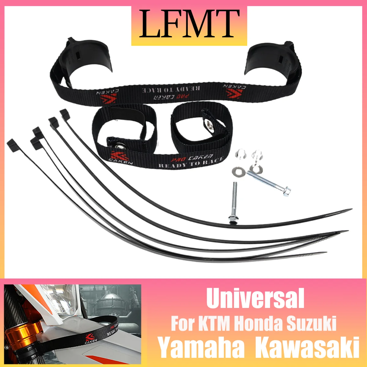 Universal Front Rear Motorcycle Rescue Strap Pull Sling Belt Leashes For KTM  XC-W XCFW EXC EXCF SX SXF XC XCF 125-500 2007-2019