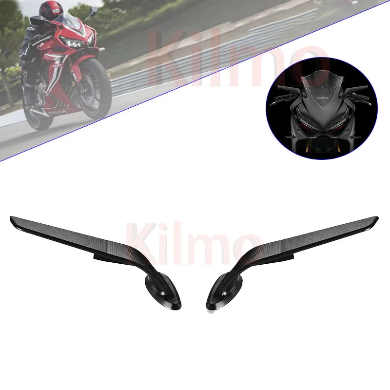 

For Honda CBR650R CBR 650 R CB650R CB 650 R Motorcycle Mirror Modified Wind Wing Rotating Rearview Mirror