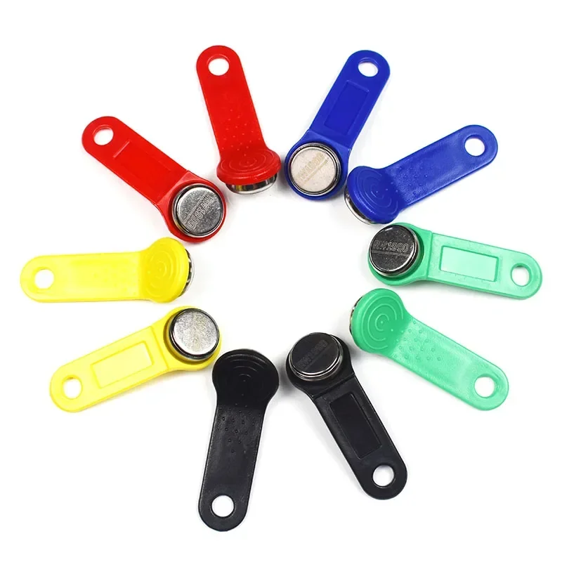 TM1990A Dallas IButton TM Card with Handle Key Tags DS1990A-F5 Non Magnetic for Access Control Electronic Lock