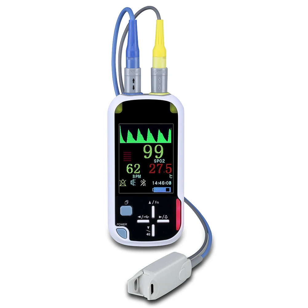 Handheld Pulse Oximeter SpO2 PI  with Finger SpO2 Sensor