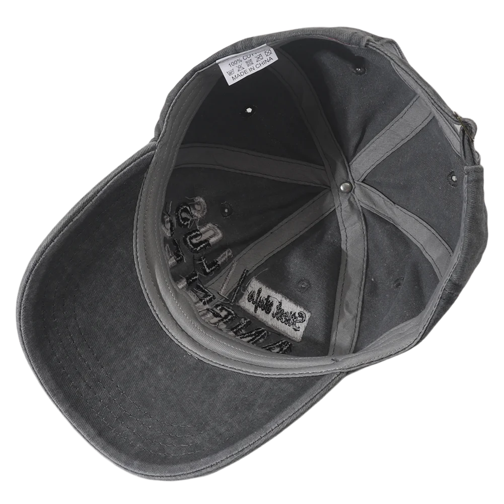 Neue Unisex Retro Buchstaben bestickte Baseballkappe lässiger Sonnenschutz Schirmmützen für Damen Herren Outdoor Sonnenschutzhüte