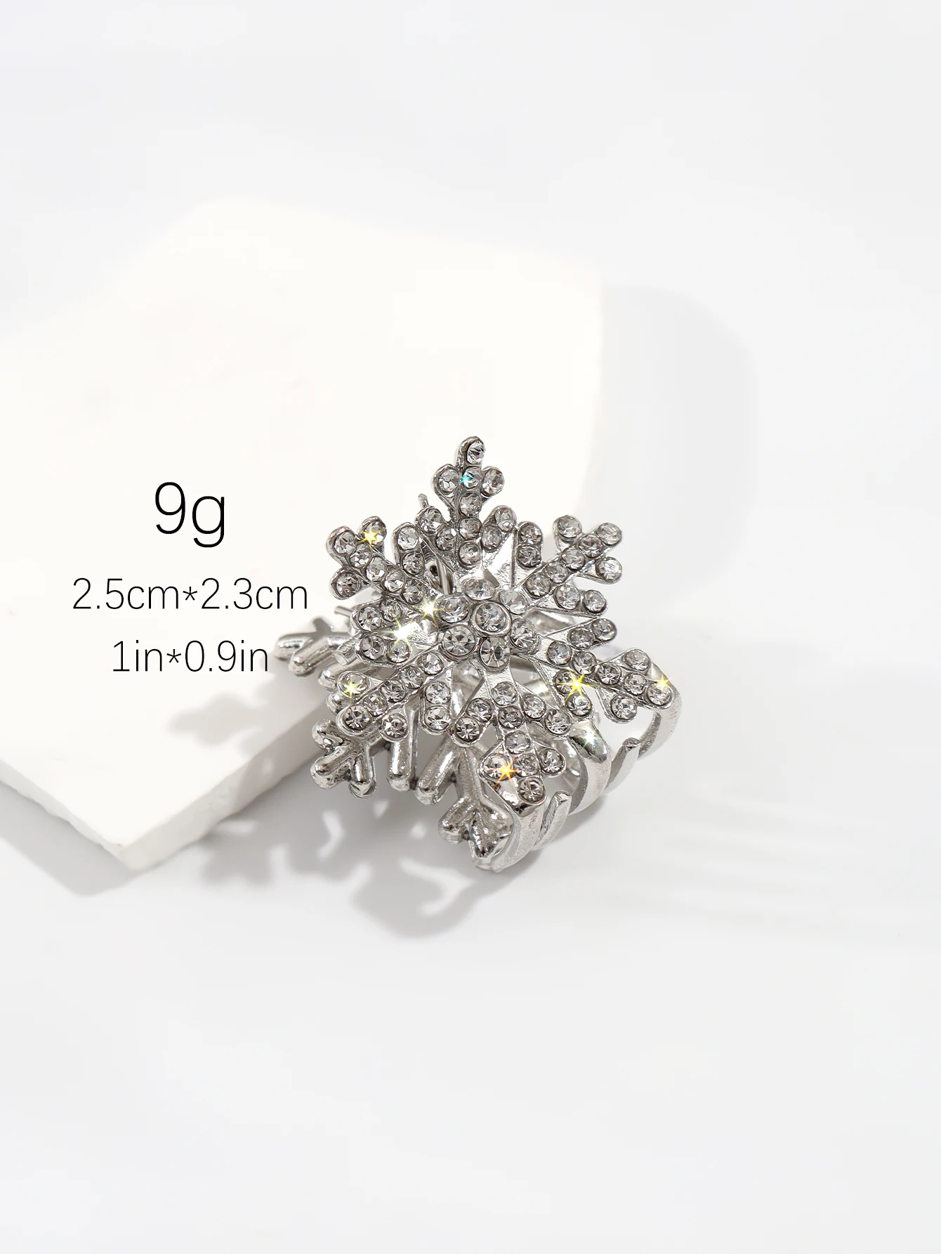 Christmas rhinestones, snowflake hairpins, temperament, grab clips, trumpet haircatches, bangs, clip hair accessories