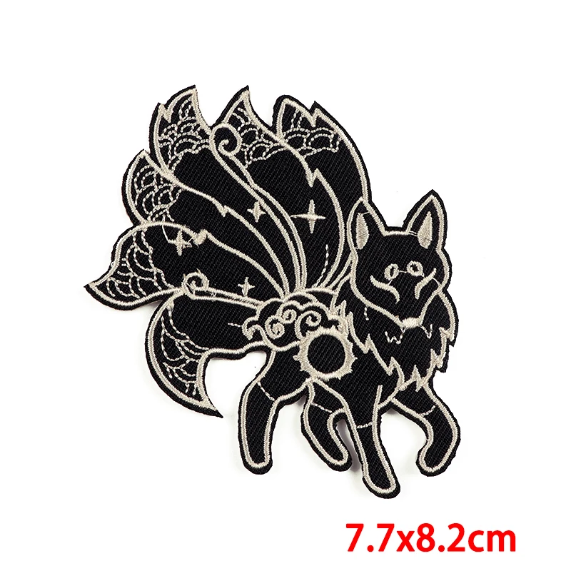 Tambalan Bordir Kucing Hewan untuk Pakaian Tambalan Kartun Lucu Besi Pada Tambalan Pada Pakaian Dekorasi Stiker Tambalan Melebur