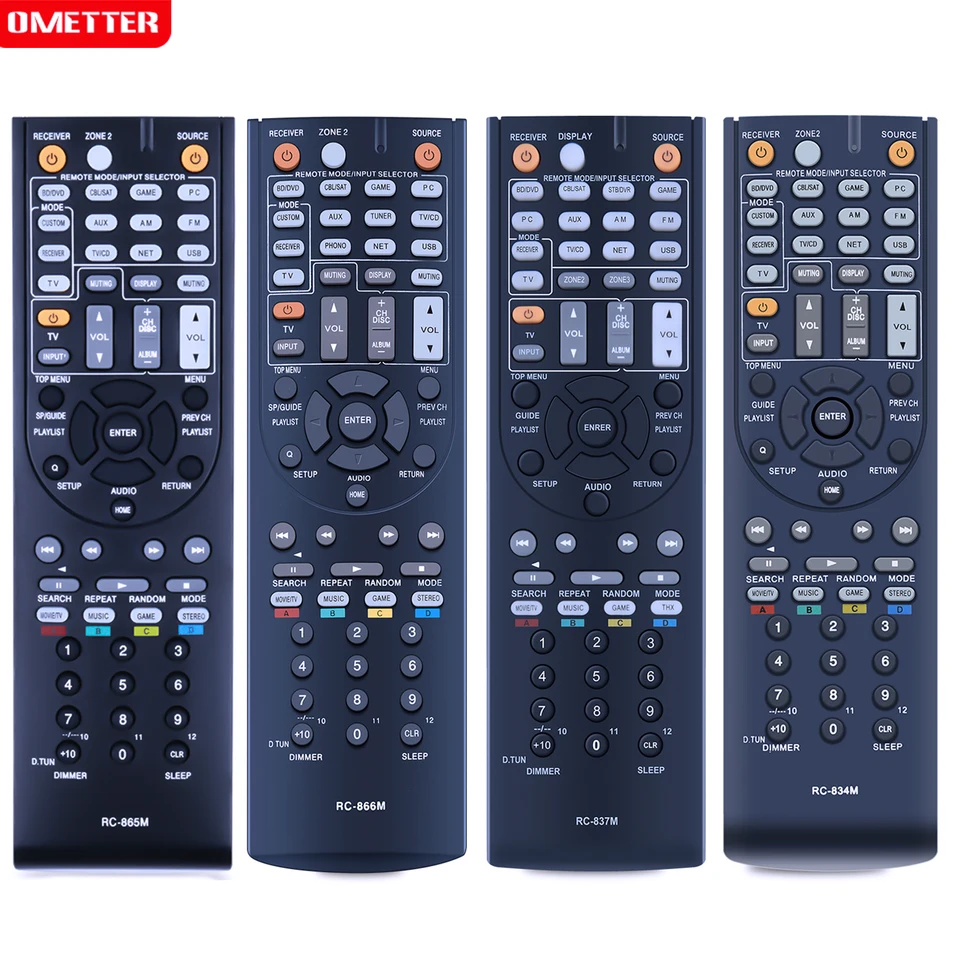 RC-837M Remote Control for Onkyo AV Receiver