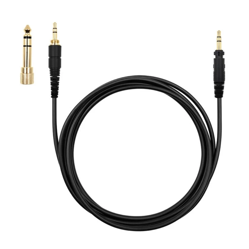 Q1W2 Durability Headphone Cable for EAH DJ1200,Headsets 3.5mm/6.35mm Connectors