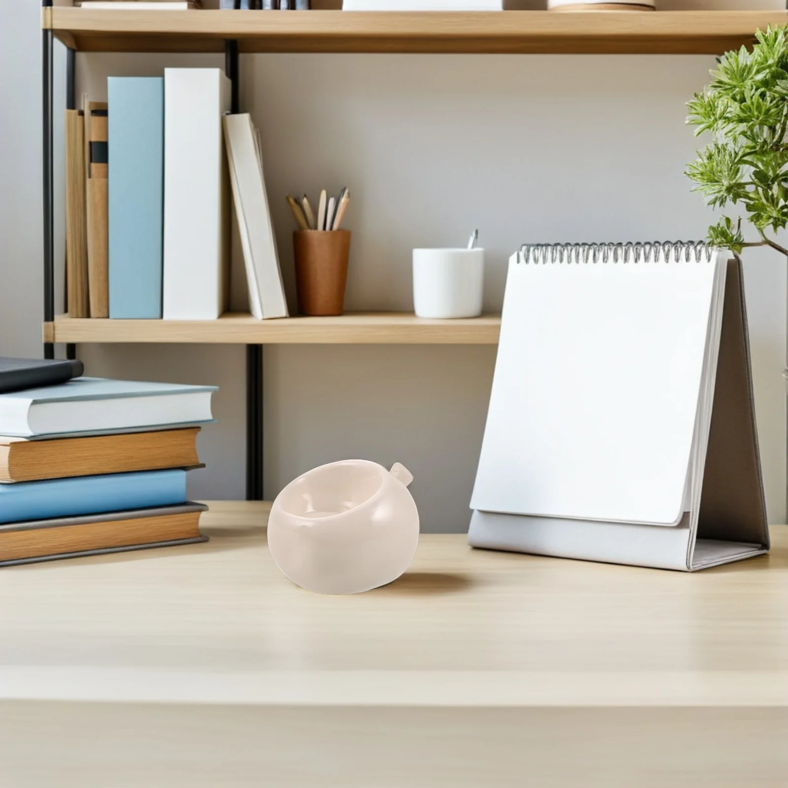 Ceramic Apple Tealight Holder Small White Wedding Centerpiece Decoration Xmas Party Home Decor Votive Holder