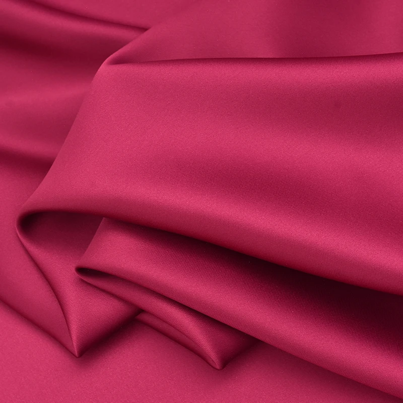 Elegant Pearl Satin Fabric, Shiny Rose Fabric, Making Dress, Doll Clothes, Women\'s Blouse Cloth, 150x50cm