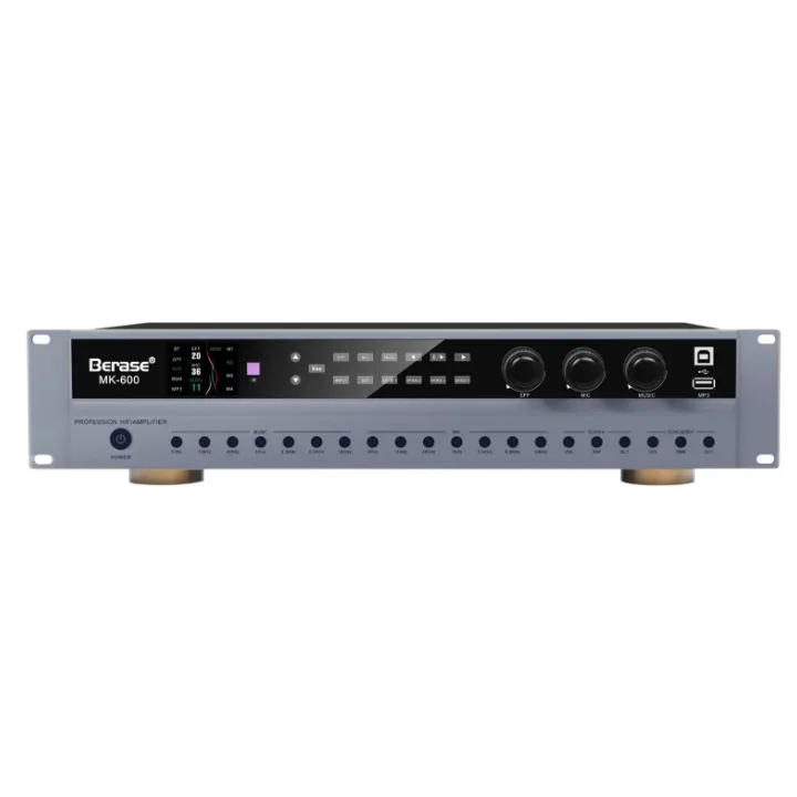 

Berase Karaoke Mixer Amplifier Three In One Audio Amplifier Effect Microphone Bar Party Room Entertainment System