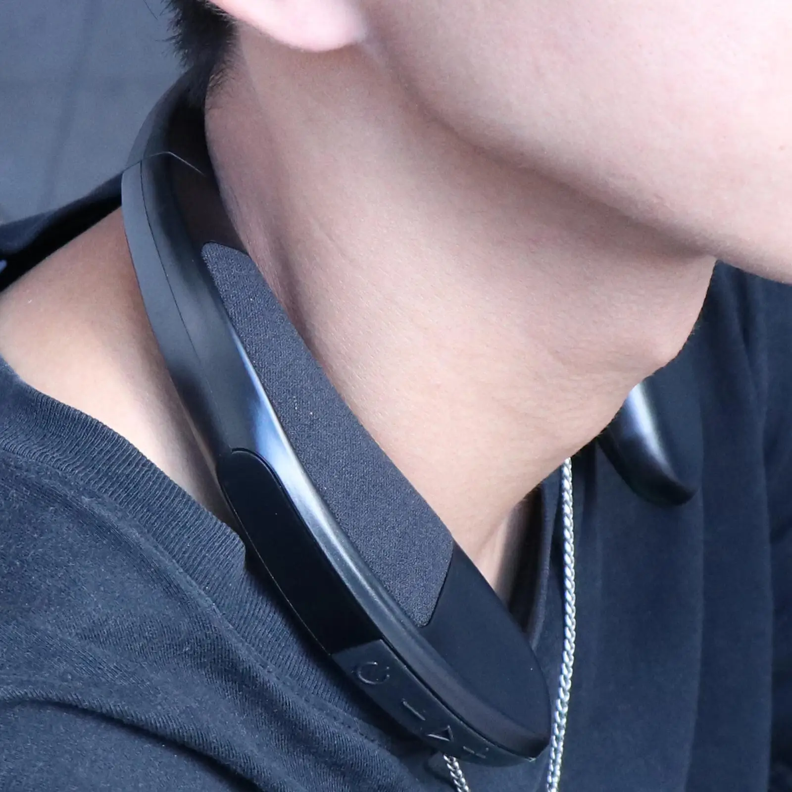 ستيريو لاسلكي محمول يمكن ارتداؤه على الرقبة معلق سمّاعات بلوتوث موسيقى رياضية مشغل MP3 مضخم صوت #1