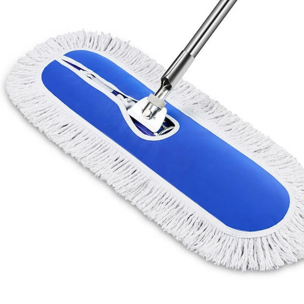 40/60/80/100/120cm Flat Mop Replacement Cloth Cotton Removable Large Mop Head Heavy Duty Washable Mop Accessories