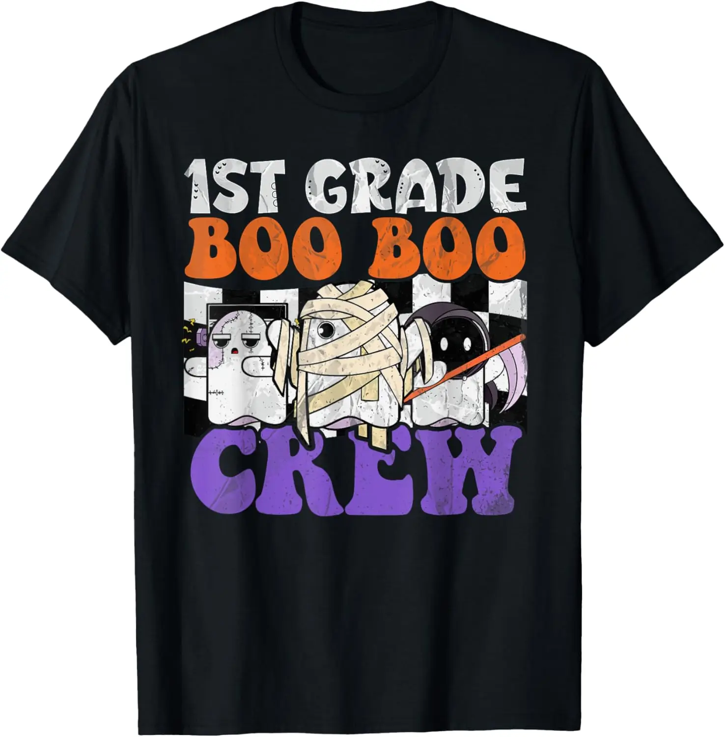 1st Grade Boo Crew Teacher Student Halloween Costume T-Shirt