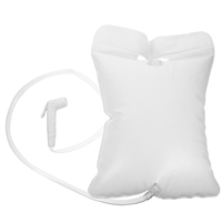 20L Portable Outdoor Shower Bag for Camping Hiking Lightweight Foldable Water Pouch with Flow Control Camp Accessory Travel