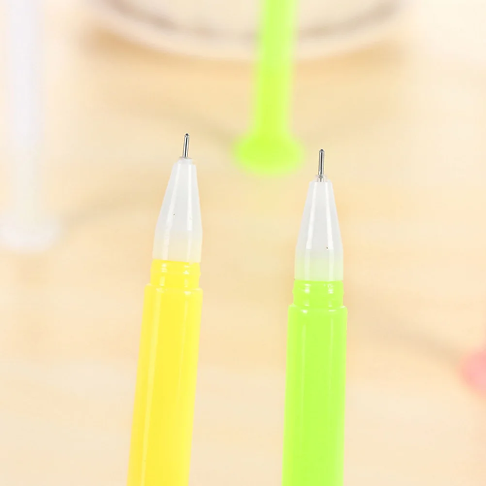 

8Pcs Black Ink Flamingo Gel Pens Creative Design Smooth Writing Suitable for Students School Stationery Pens for Students