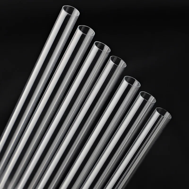 48~50cm Long OD 50~90mm Large size Transparent Acrylic Pipe Tube Aquarium Accessories Fish Tank Garden Irrigation Pipe Fittings