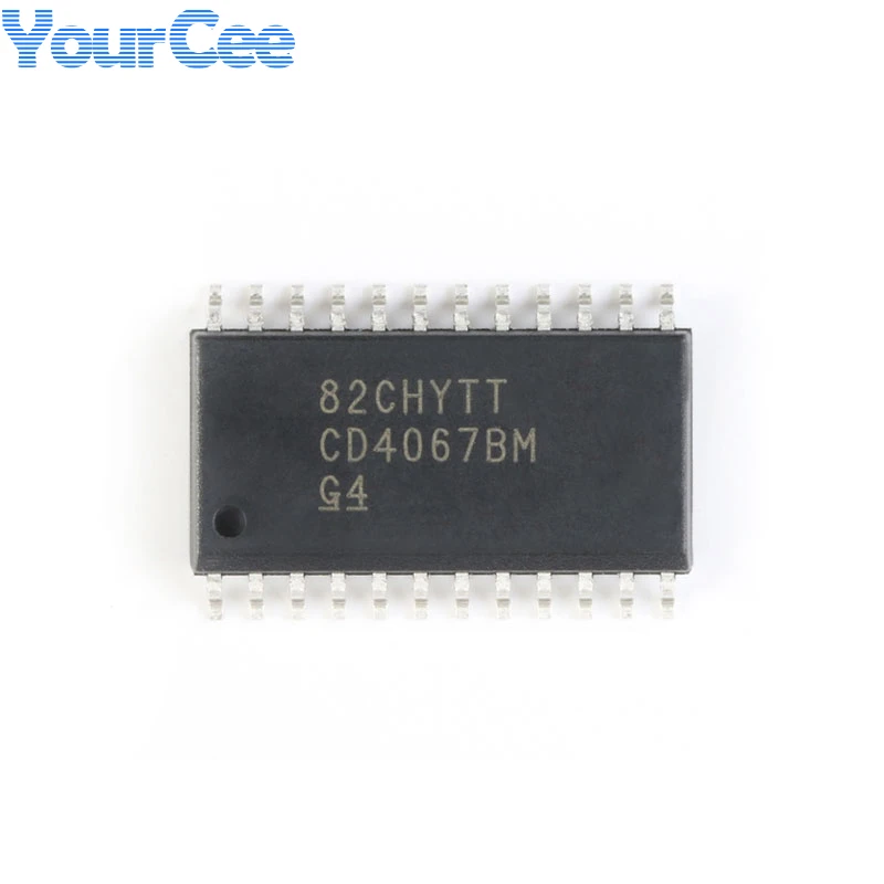 5Pcs/2Pcs CD4067BM96 CD4067 CD4067BM SOIC-24 SOIC24 CMOS Single 16-channel Analog Multiplexer Logic Chip IC