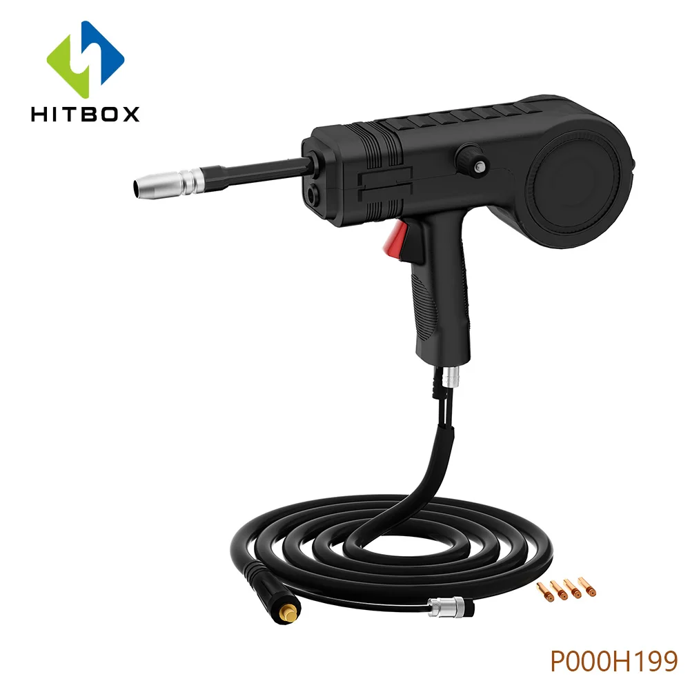 Hitbox 3M Pistola per Saldatura MIG Spina a 4 Pin Connettore Europeo Utensili Palmari per Uso Domestico Disegno a Filo Pistole per Saldatura