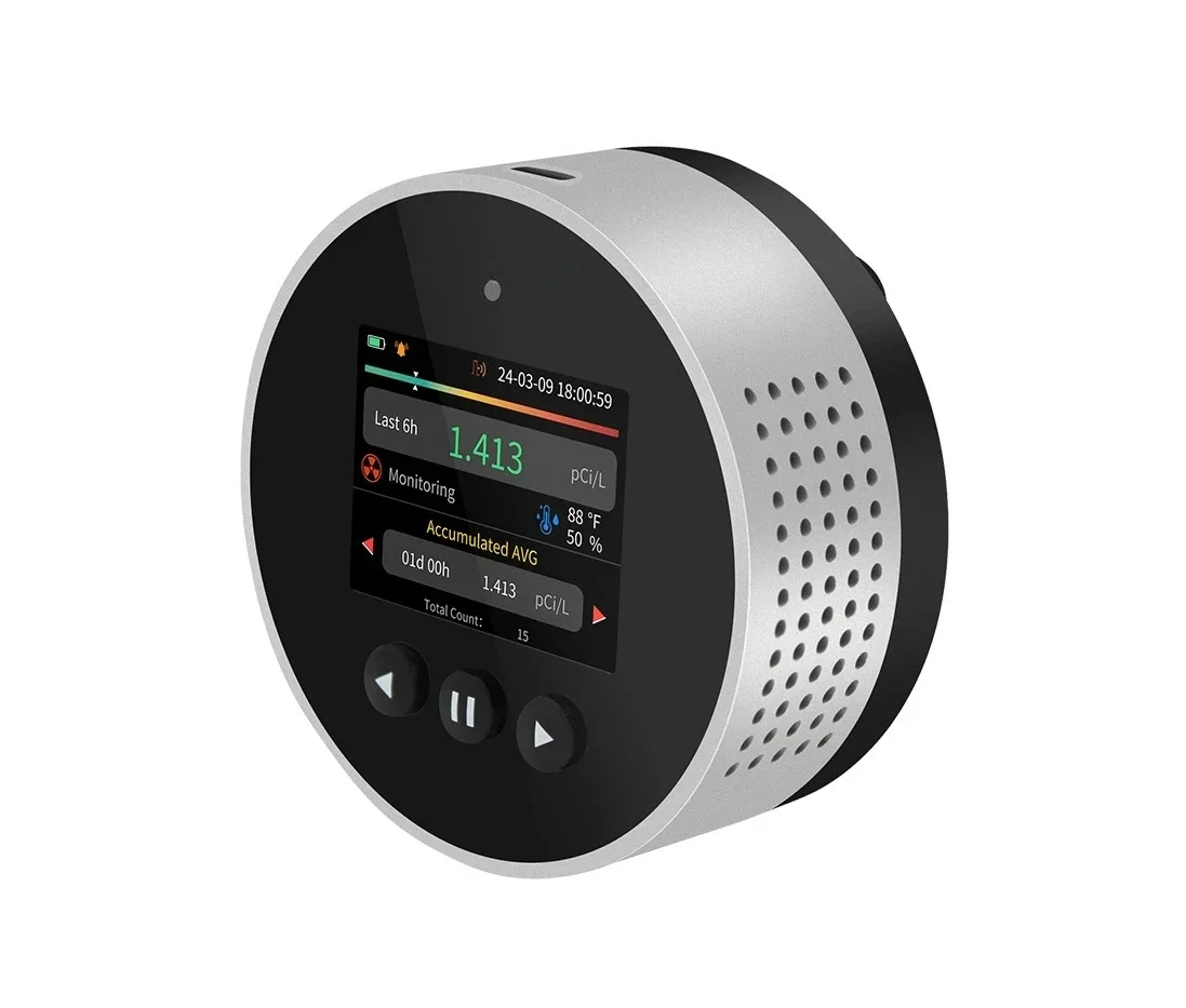 RM-65  Portable Home Radon Detector  Natural Gas Detector Alpha Spectrometry Detector