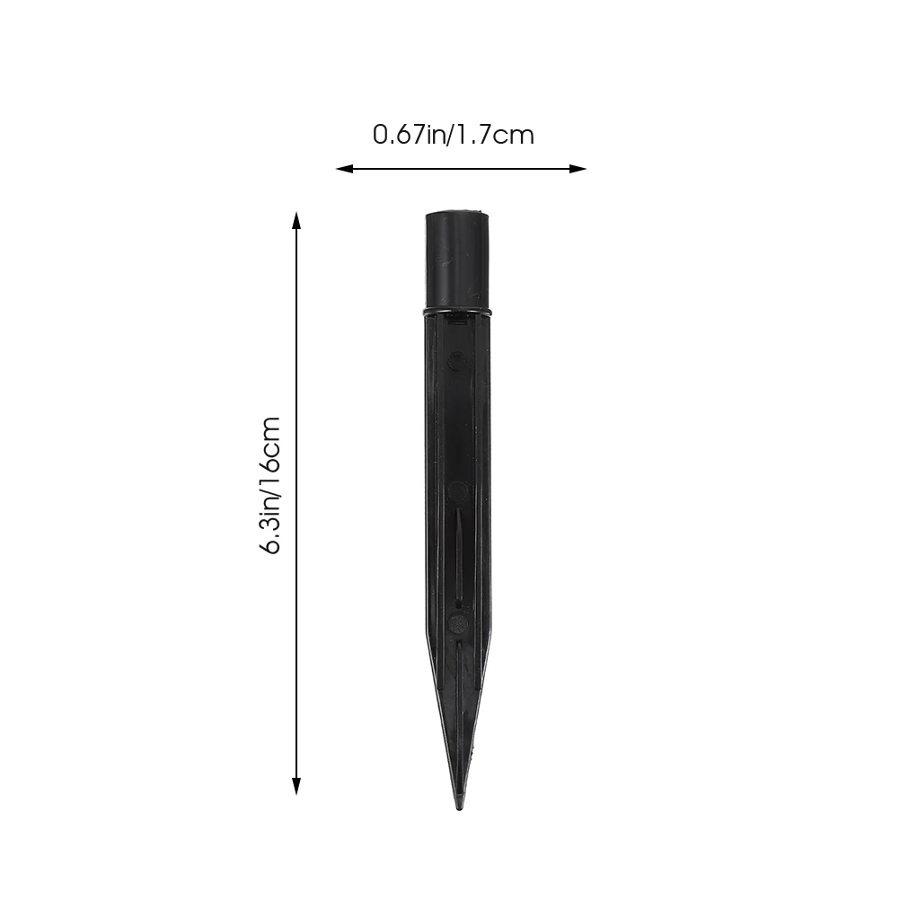 10 Pcs Ground Luminous Lamp Convenient Stakes for Solar Lights Spike Replacement Road Pole Accessory Lawn Plastic Garden