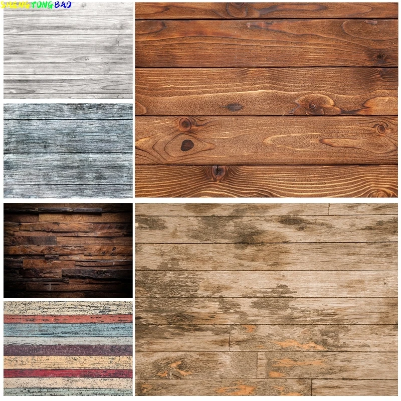 

Vinyl Retro Wooden Floor Children Baby Portrait Photography Backdrops For Photo Studio Background Props 21912 NNL-02