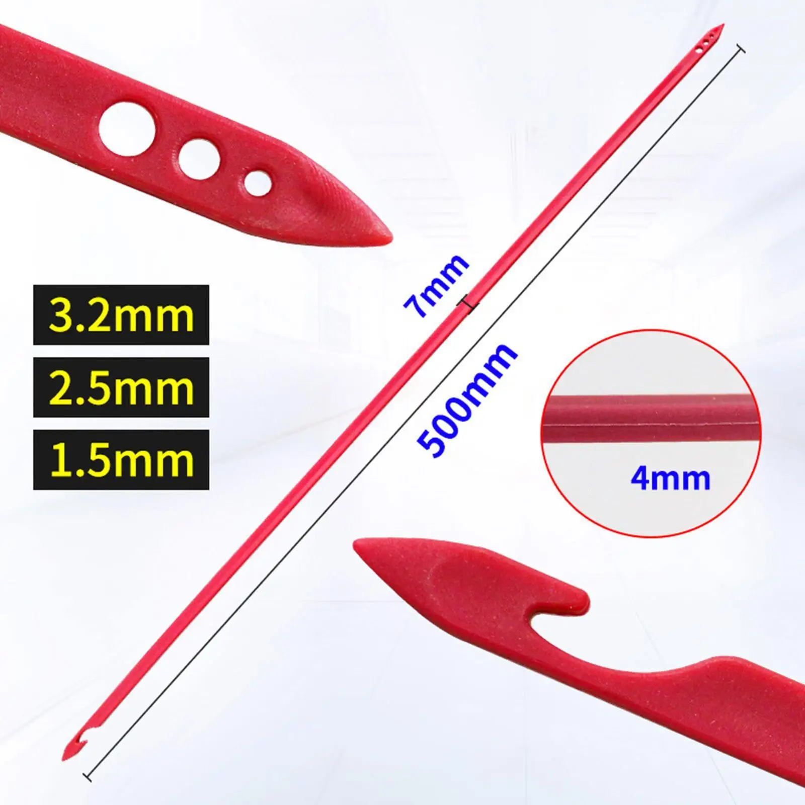 Nylon Threading Puller Car Dash Radio Audio Installer Tool for Vehicle Wiring and Maintenance