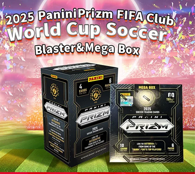 2025 Panini Prizm Soccer Club World Cup Series Collectible Cards Star Player Cards Blind Boxes