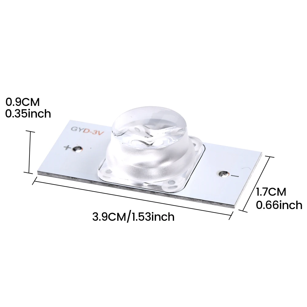 50PCS/100PCS 3V/6V SMD Lamp Beads Aluminum Substrate Board with Optical Lens Filter SMD Light Bead for TV Repair