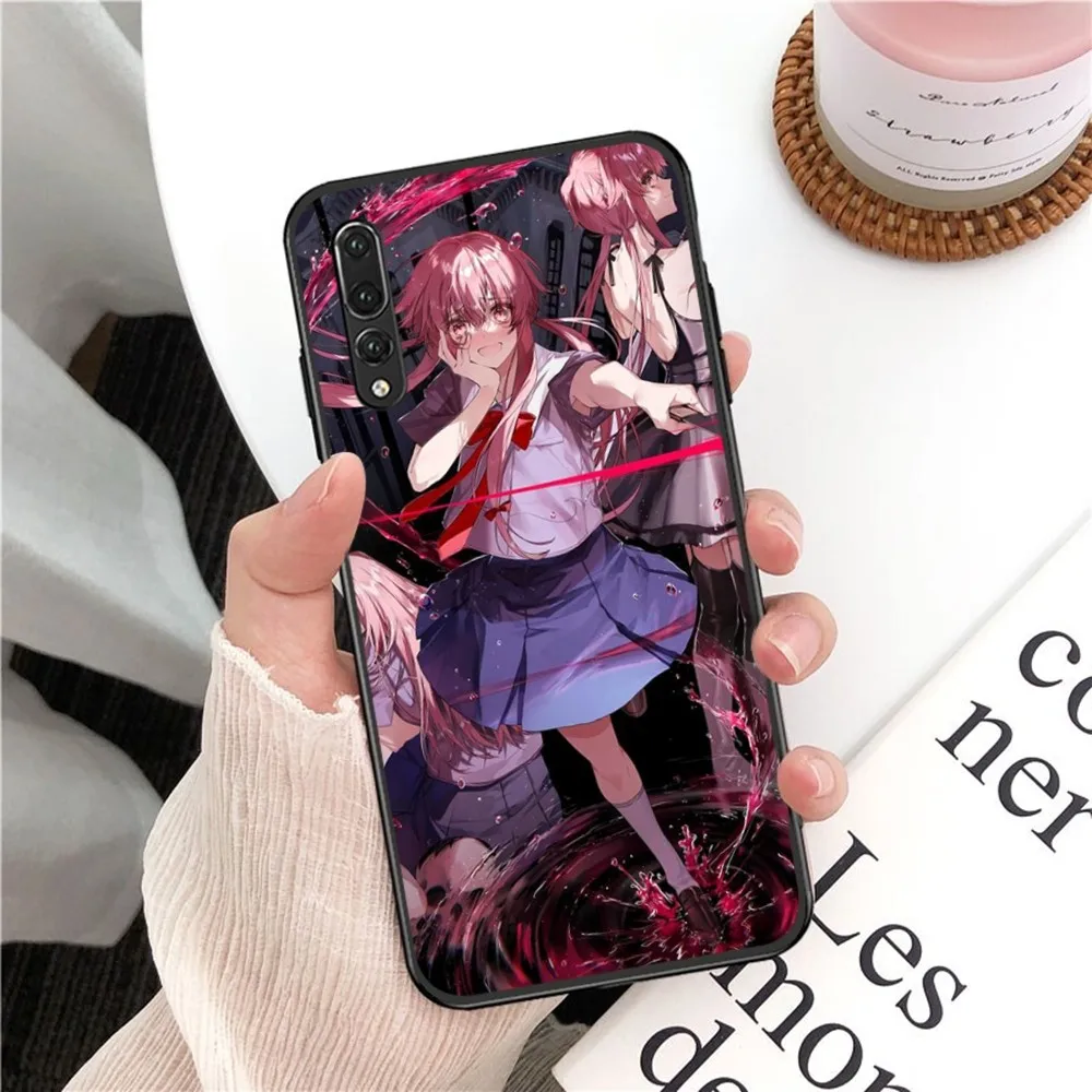 Future Diary Phone Case For Huawei P 8 9 10 20 30 40 50 Pro Lite Psmart Honor 10 lite 70 Mate 20lite