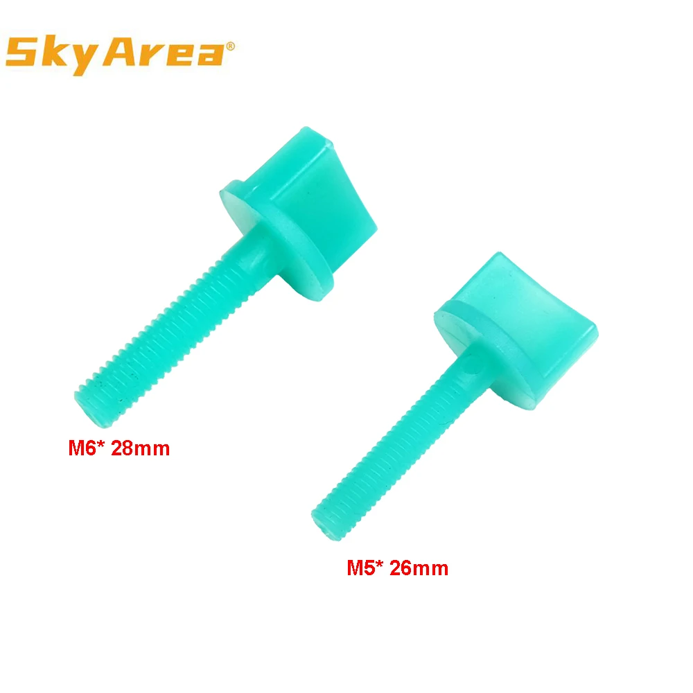 10pcs M4/M5/M6 Plastic Screws PC Transparent Bolt RC Hand Thumb Screw for RC Model Airplane Accessories