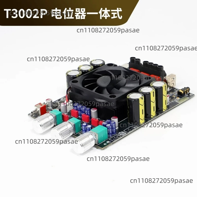 Upgraded Professional Bluetooth Amp Board T3002P, 300W+300W with Hi-Fi Tone Control & TPA3255 Chip