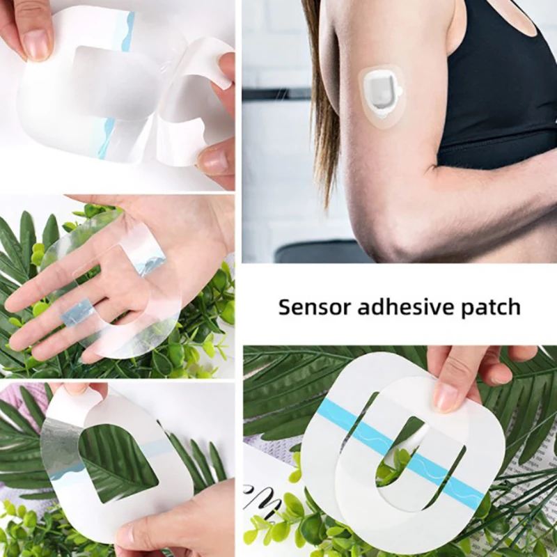 10Pack Omnipod Adhesive Patches Waterproof Transparent Tape Clear Omnipod Covers Overpatch Pre Cut Back Paper