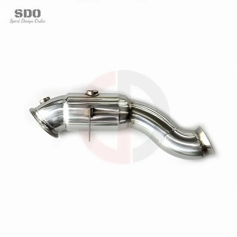 Tuning Turbo Downpipe Exhaust for - E300 W213 2.0T 2017-2019 SS304 Straight Through Pipe Sport Headers Exhaust