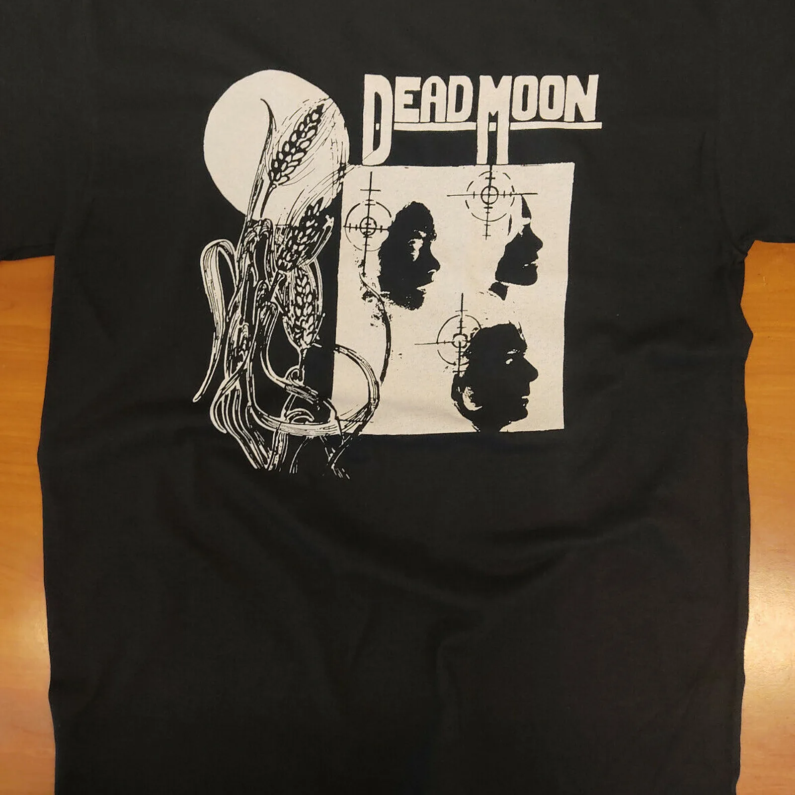 

Черная футболка Dead Moon Band в стиле панк-рок, хлопок, унисекс, S-5XL 12