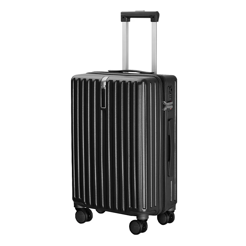 (15) Luggage Aluminum Frame Trolley Case Silent Universal Wheel Trolley Case 20 Inch 24 Inch Cabin Case