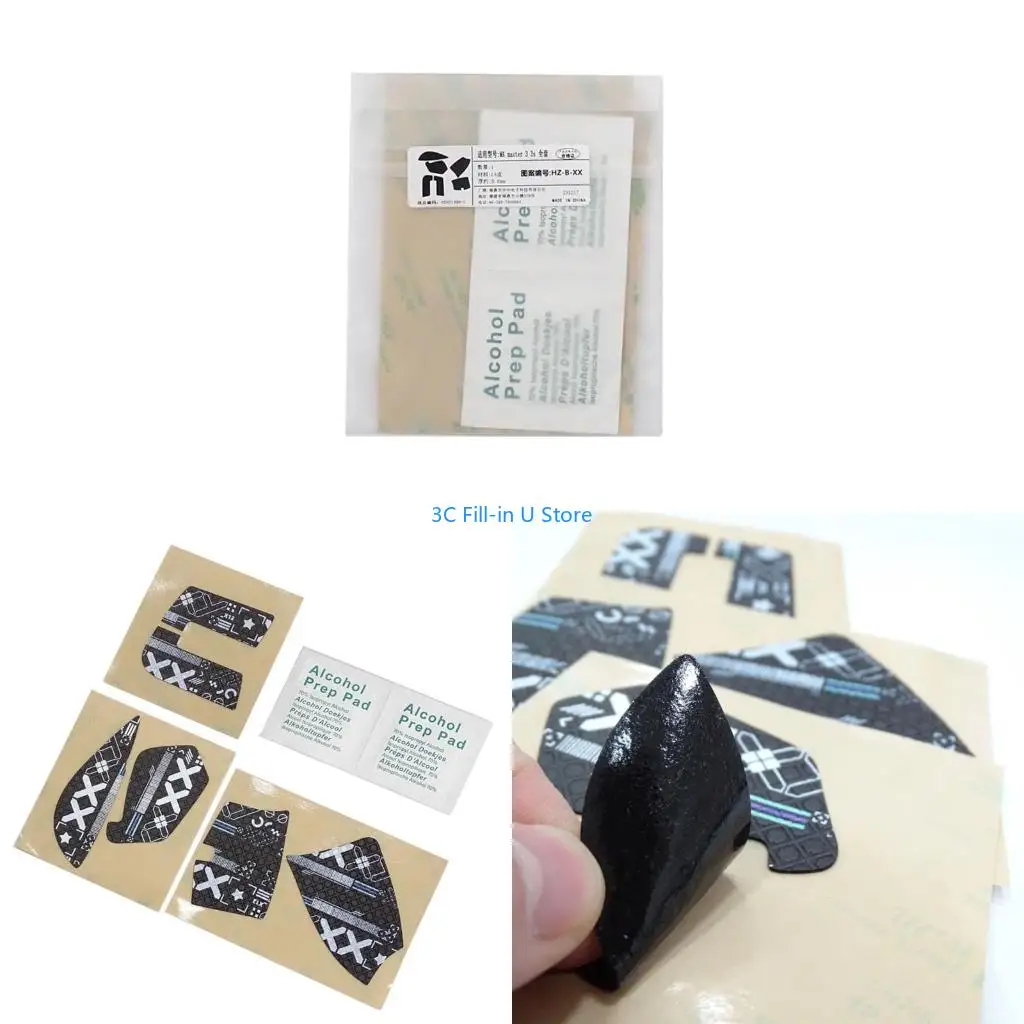 G8TA Mouse Skates Side Stickers for MX 3 3S Protective Film Skin Set