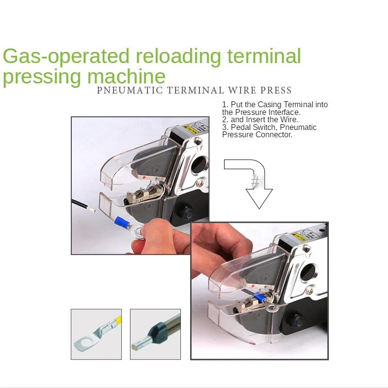 AM-10 Pneumatic Crimping Machine Cold Pressing Automatic Terminal Machine Crimping Machine Crimping Tool