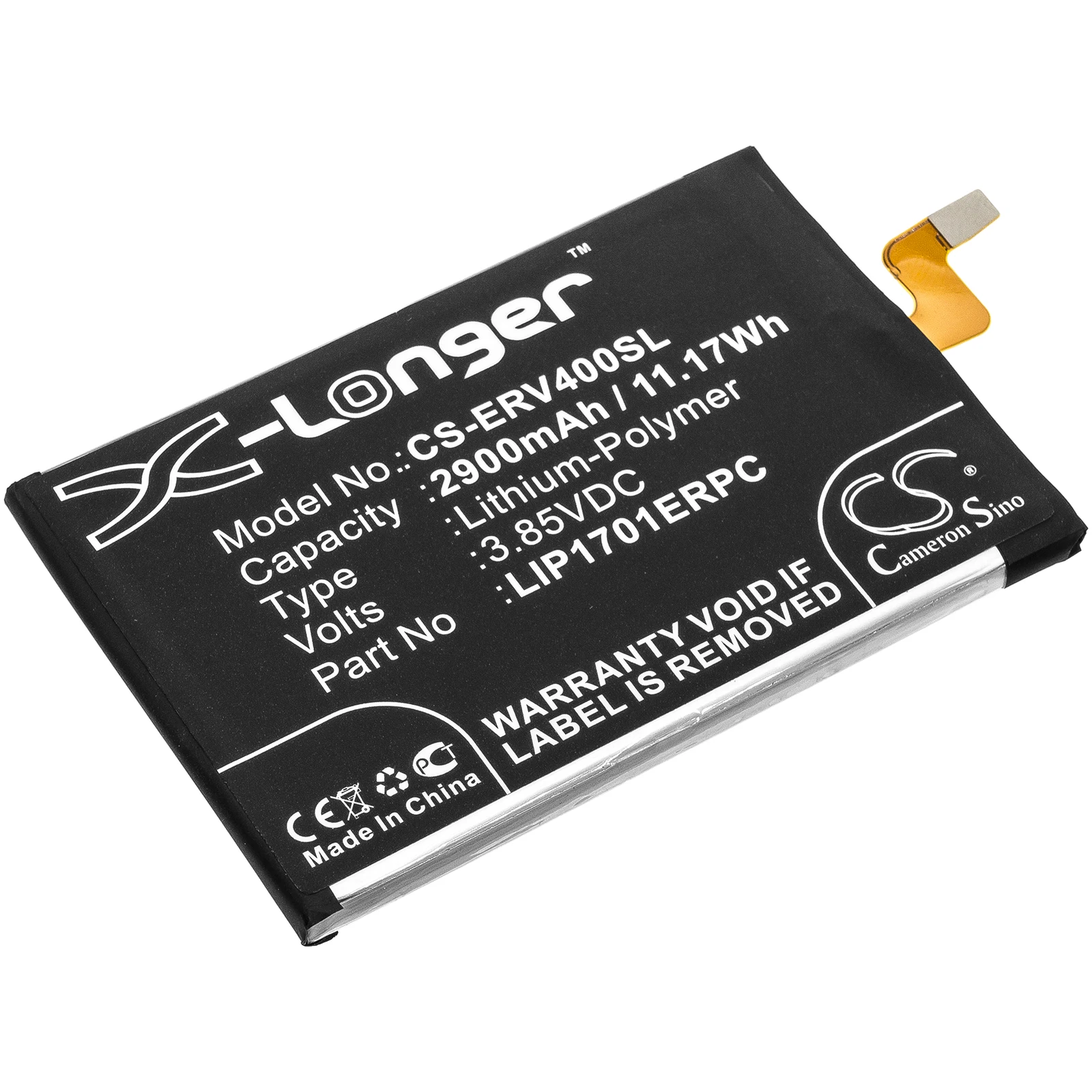 

CS Battery 3.85V/2900mAh LIP1701ERPC, 1315-7600 for Sony Xperia 1 Global, J8110 PF13, J9150, J8170, SOV40, 802SO, SO-03L