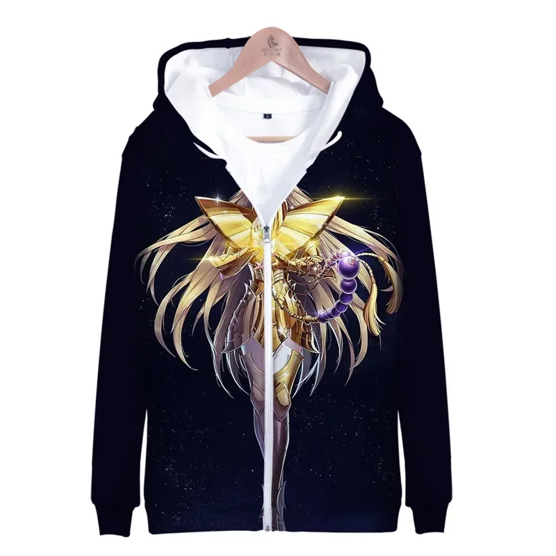 HN8 อะนิเมะ Saint Seiya hoodies อัศวินของ Zodiac คอสเพลย์ hoodie เสื้อผู้ชายผู้หญิง harajuku streetwear เสื้อยอดนิยม) 4Dc