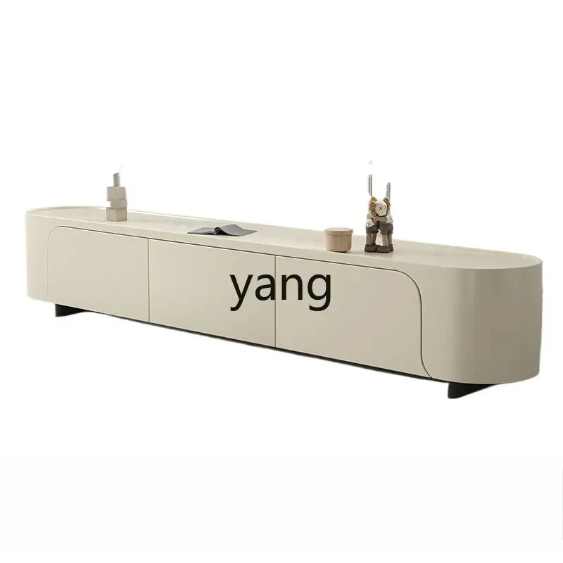 LH cream wind TV cabinet coffee table combination modern simple living room household small apartment floor cabinet