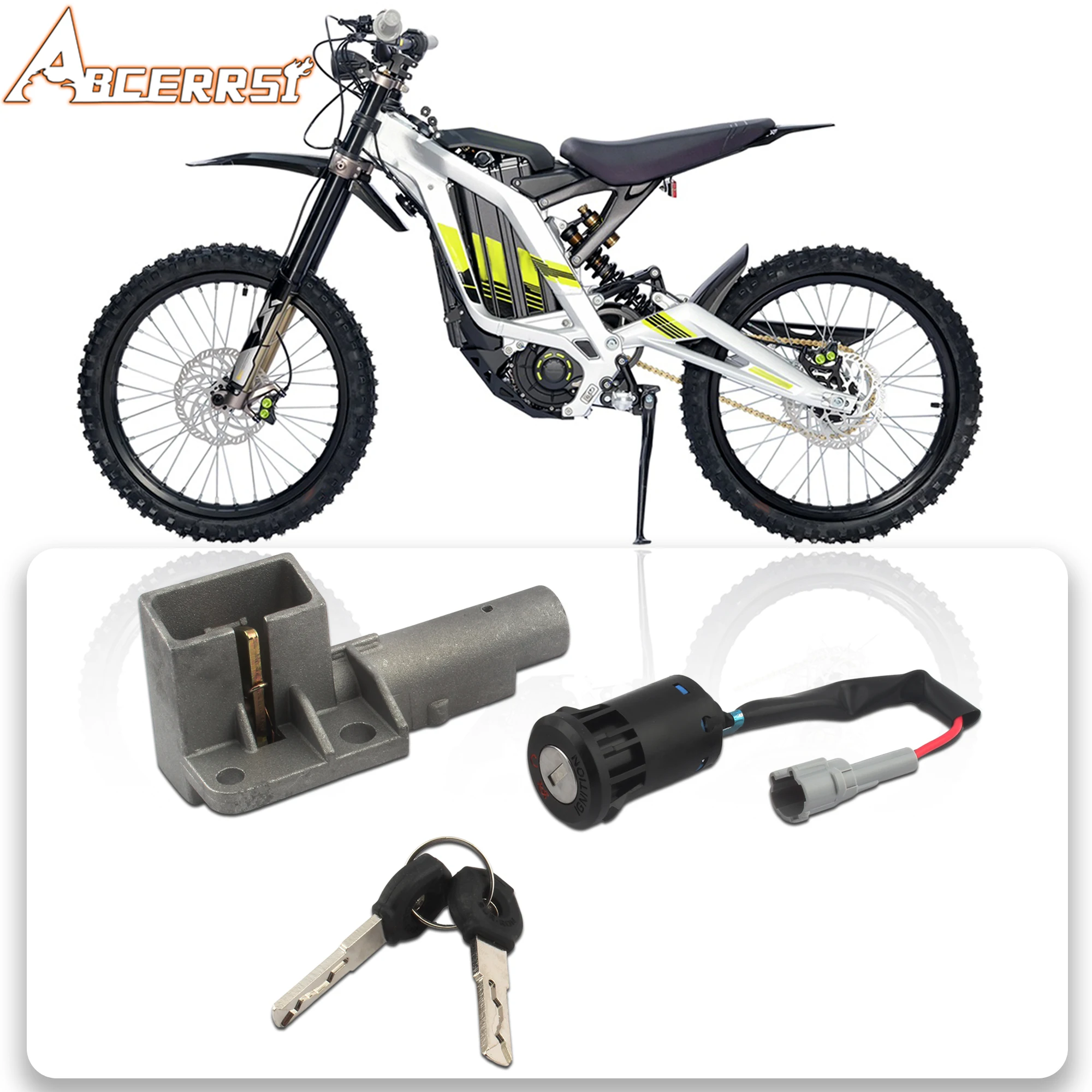 

ATV UTV For Surron Light Bee Segway X160 X260 Motorcycle Lgnition Switch Lock Key Set Safety Lock DirtBike Electric Bike Tuning